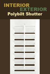 interiorand exterior Polybilt shutter